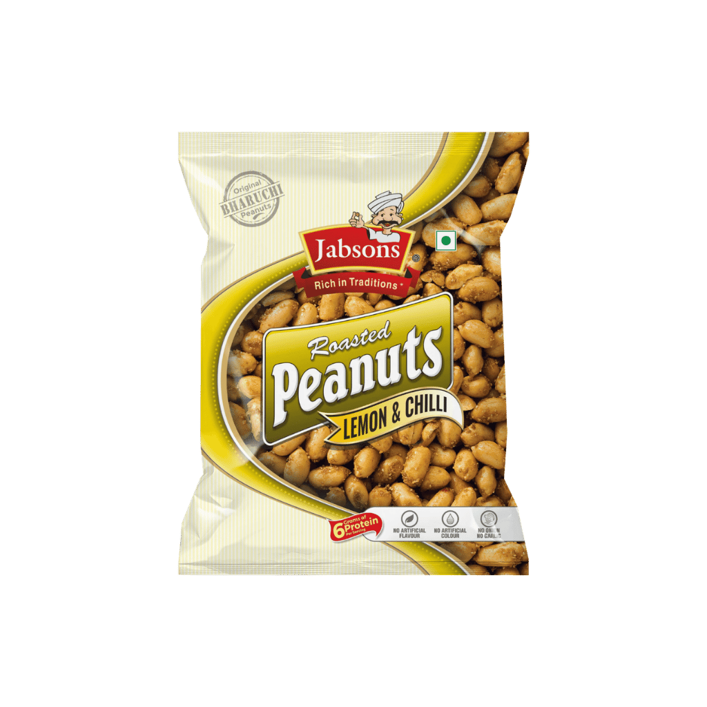 Jabsons Lemon Chilli Peanuts 140 g buy online USA - 1